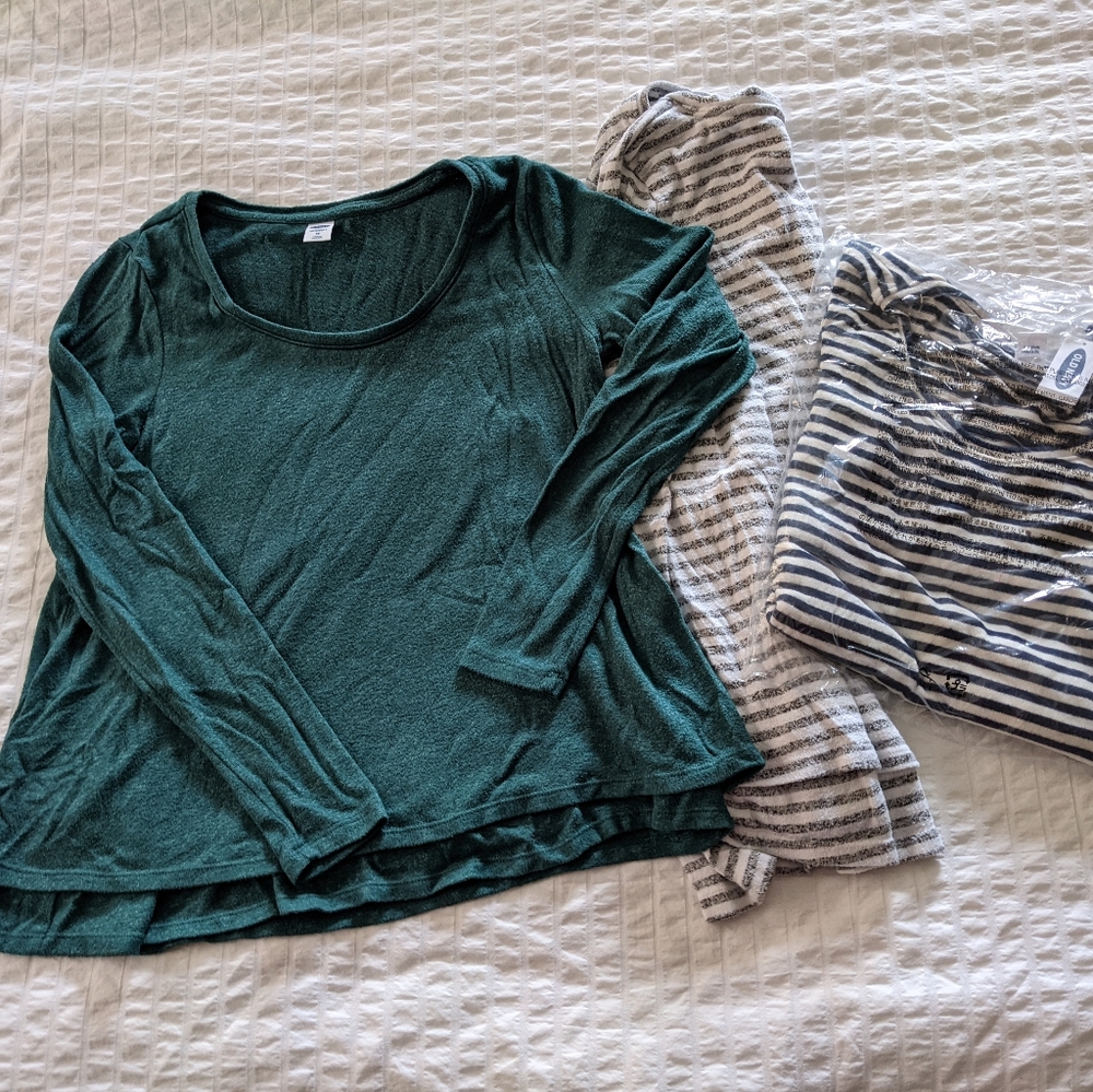 Set of 3 Old Navy Maternity & Nursing Tops